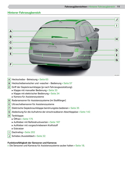 2020-2021 Skoda Octavia Owner's Manual | German