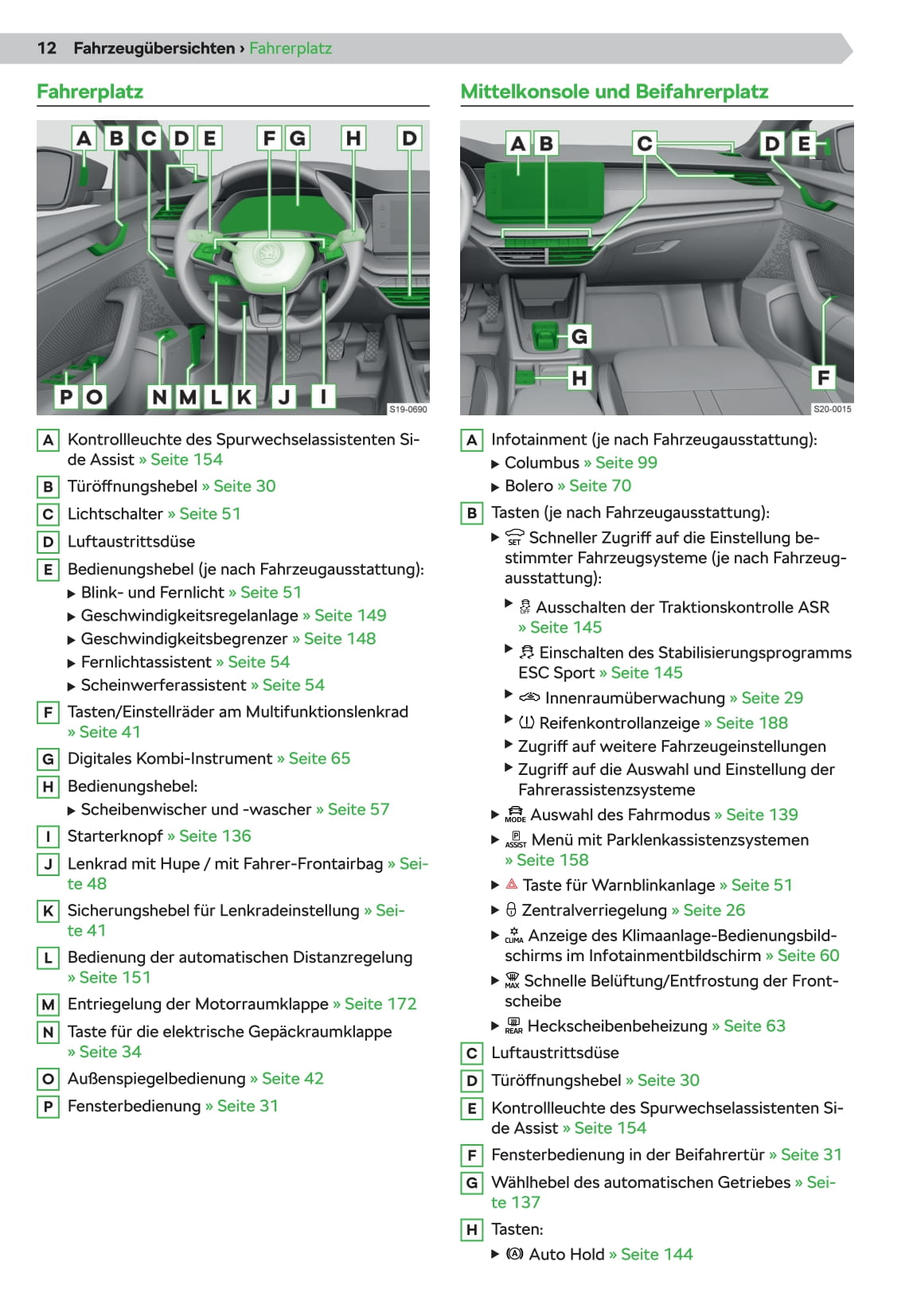 2020-2021 Skoda Octavia Owner's Manual | German