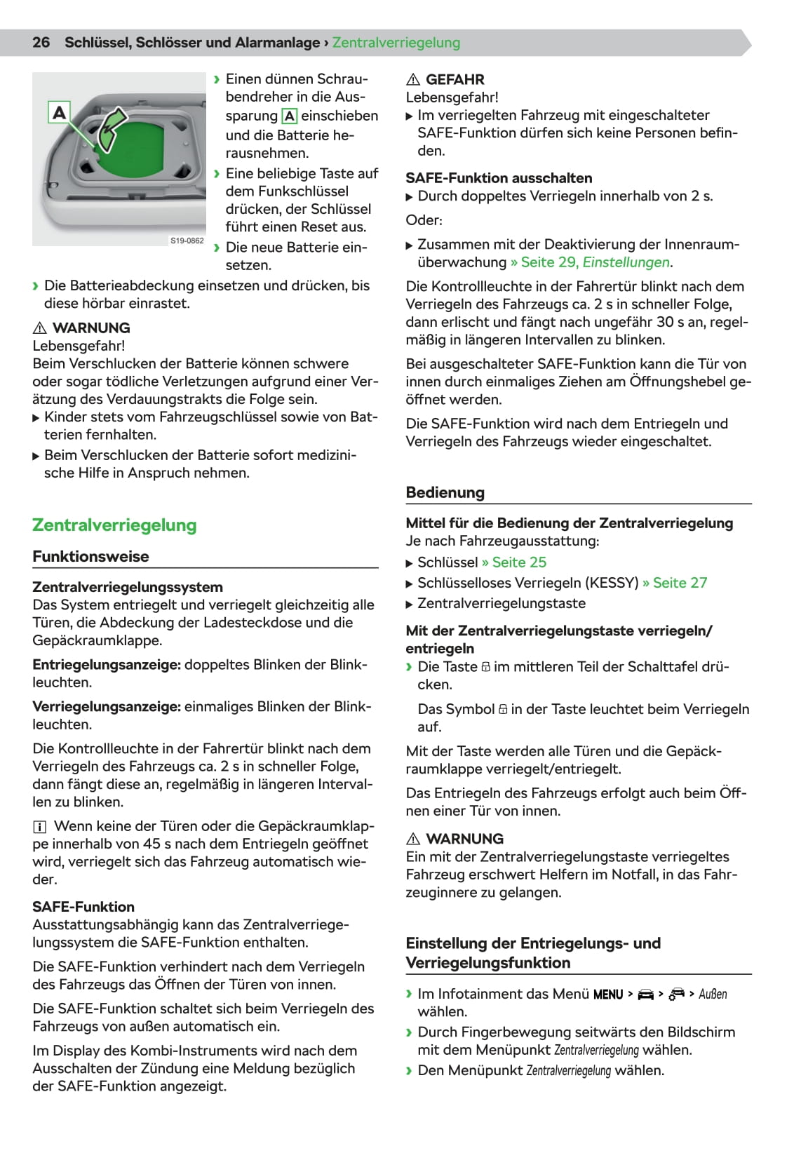 2020-2021 Skoda Octavia Owner's Manual | German