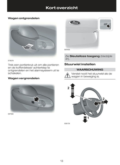 2009-2010 Ford Mondeo Gebruikershandleiding | Nederlands