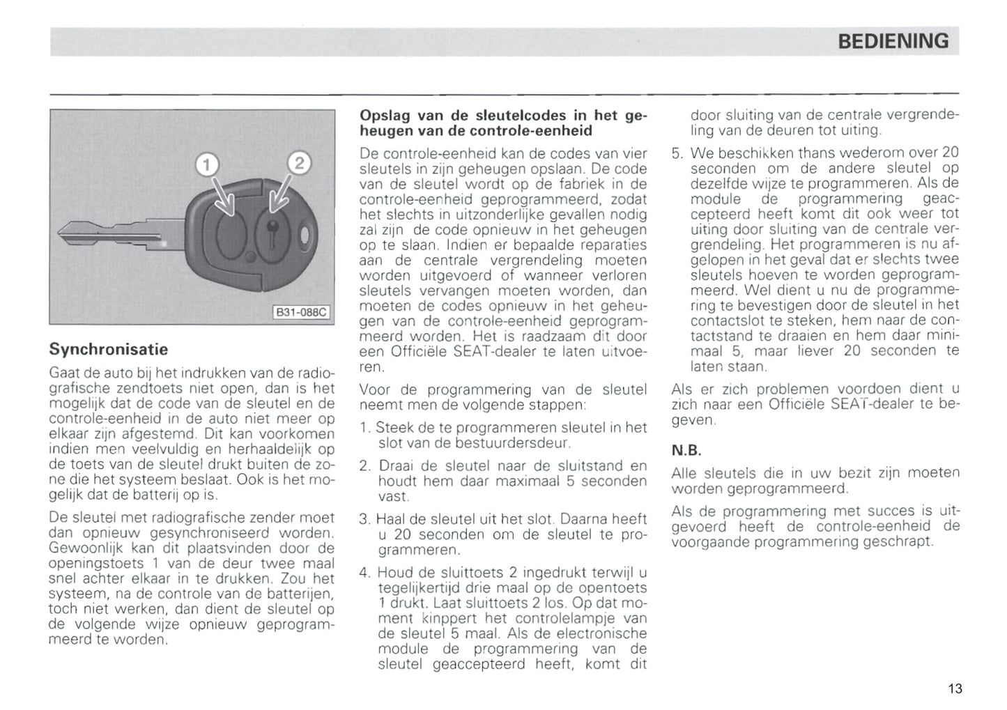 1996-1999 Seat Ibiza Gebruikershandleiding | Nederlands