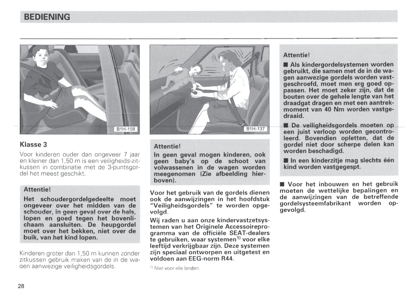 1996-1999 Seat Ibiza Gebruikershandleiding | Nederlands