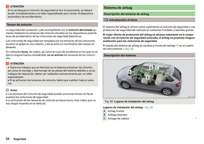 2018-2019 Skoda Rapid Spaceback Owner's Manual | Spanish