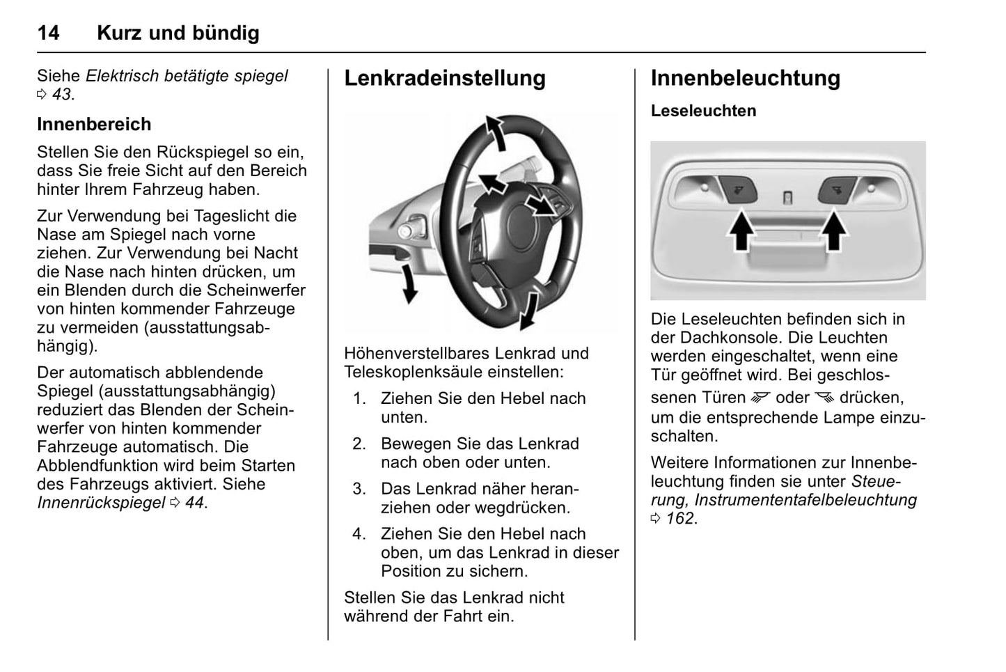 2017-2018 Chevrolet Camaro Bedienungsanleitung | Deutsch