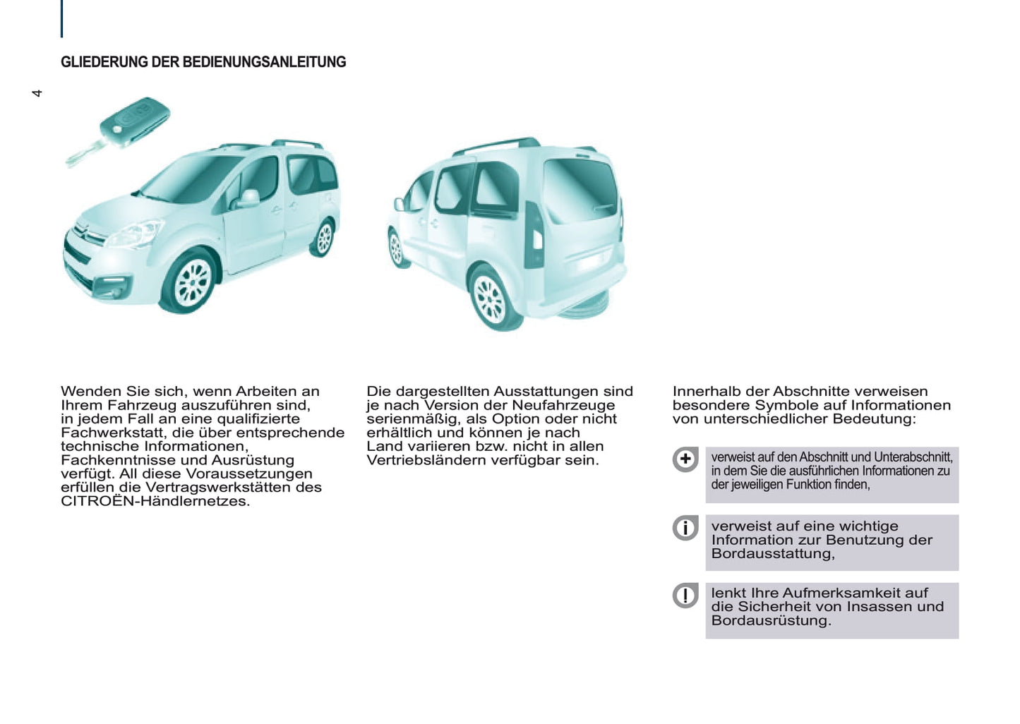 2016-2017 Citroën Berlingo Multispace Gebruikershandleiding | Duits