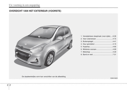 2017-2018 Hyundai i10 Owner's Manual | Dutch