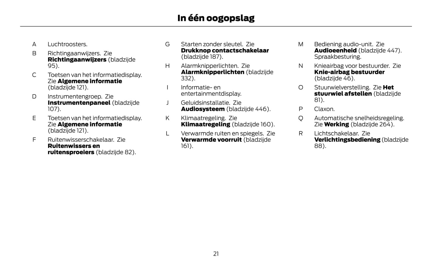 2021-2022 Ford Mondeo Gebruikershandleiding | Nederlands