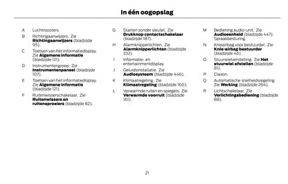 2021-2022 Ford Mondeo Gebruikershandleiding | Nederlands