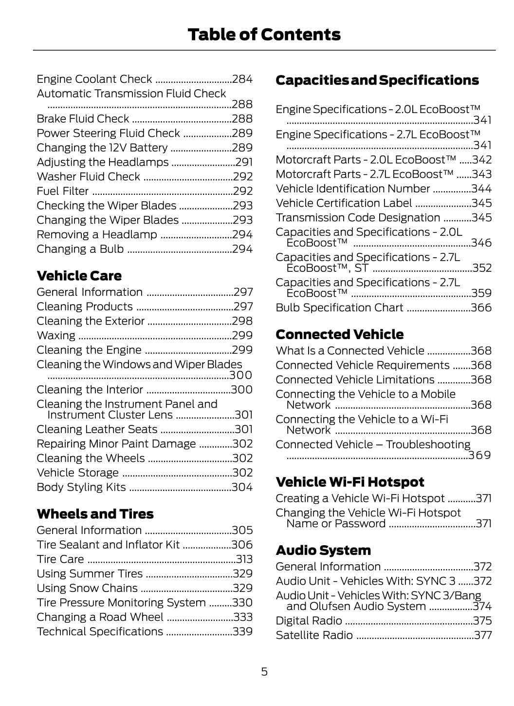 2020 Ford Edge Owner's Manual | English