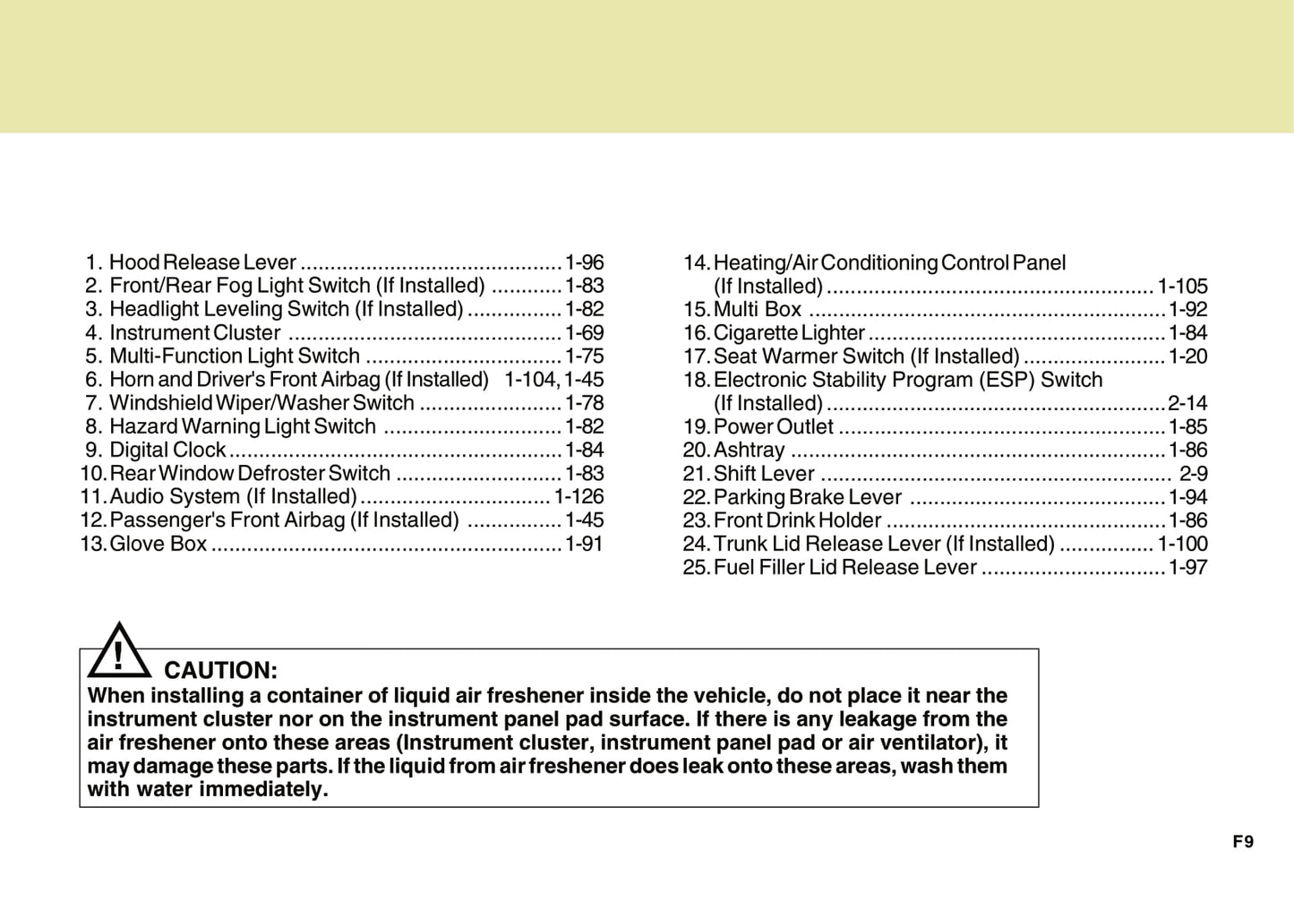 2009-2010 Hyundai Accent Owner's Manual | English