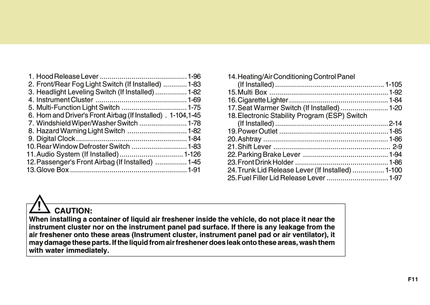 2009-2010 Hyundai Accent Owner's Manual | English