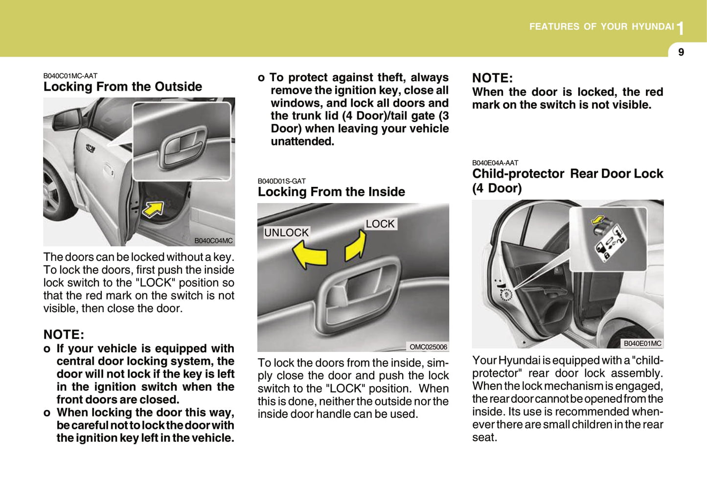 2009-2010 Hyundai Accent Owner's Manual | English