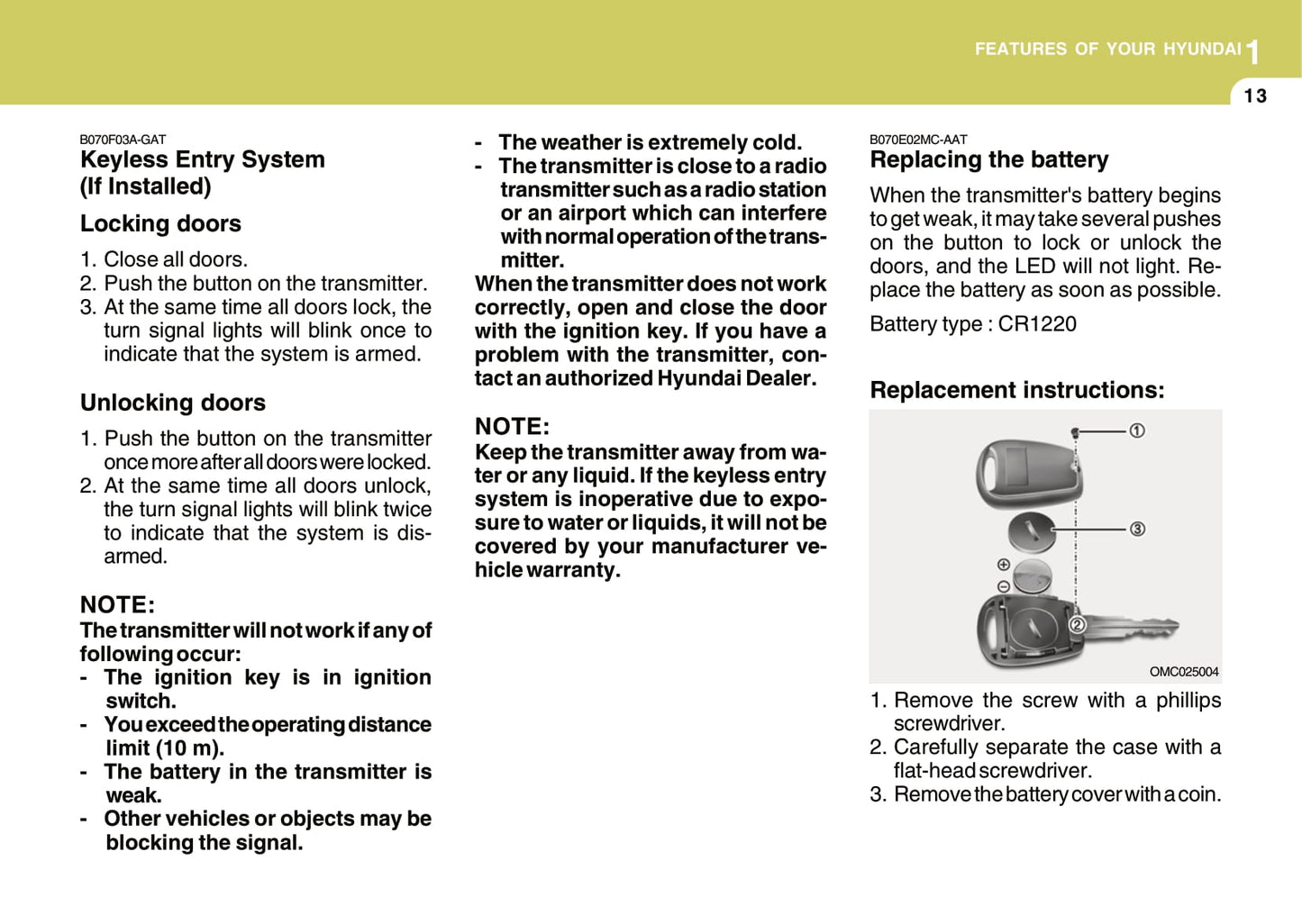 2009-2010 Hyundai Accent Owner's Manual | English