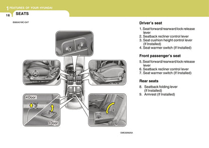 2009-2010 Hyundai Accent Owner's Manual | English