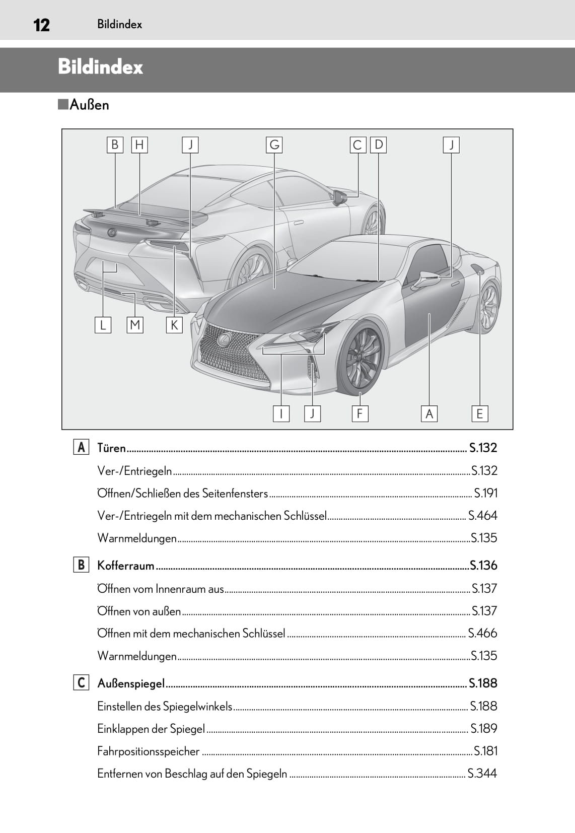 2017-2023 Lexus LC Manuel du propriétaire | Allemand