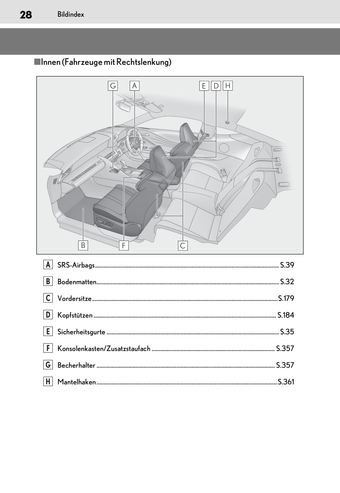 2017-2023 Lexus LC Manuel du propriétaire | Allemand