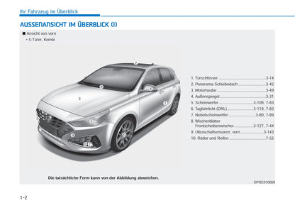 2021-2022 Hyundai i30 Gebruikershandleiding | Duits