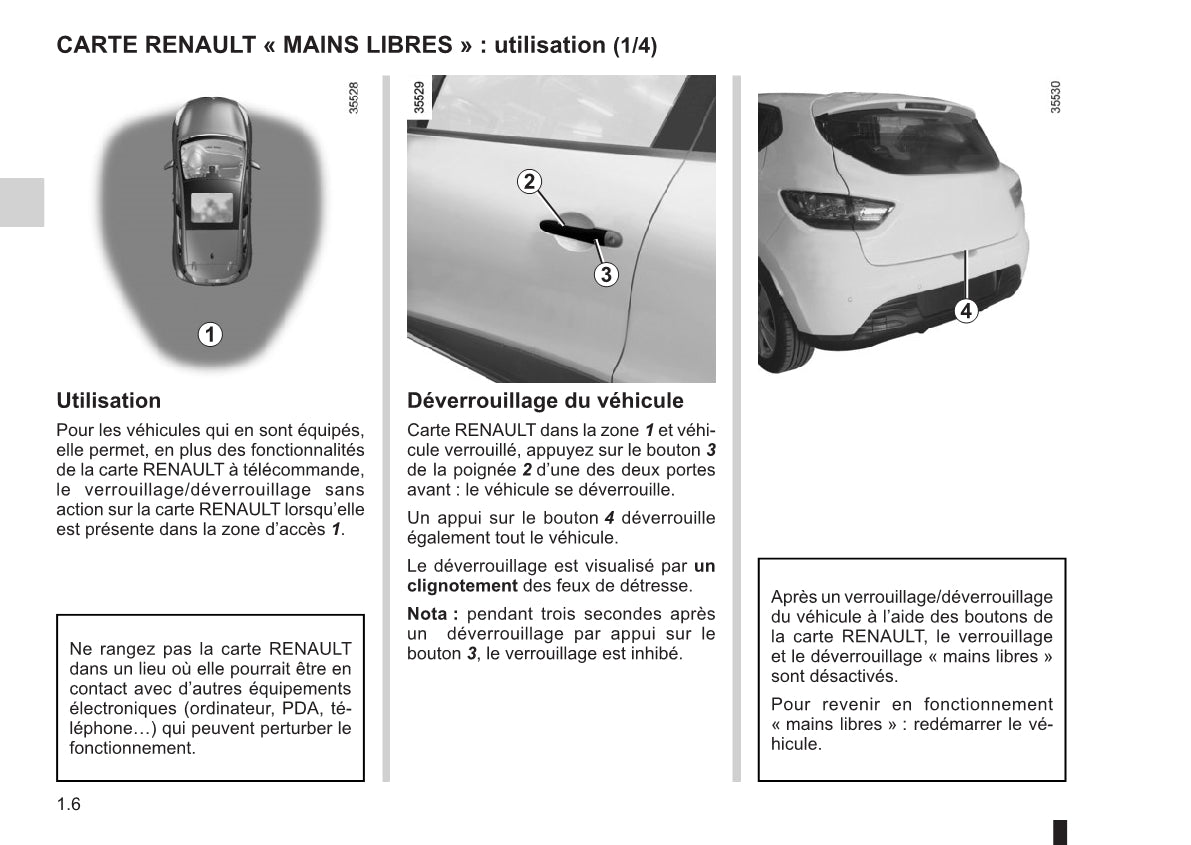 2012-2016 Renault Clio Manuel du propriétaire | Français