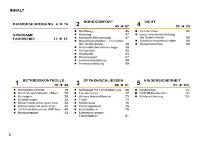 2011-2014 Peugeot 207/207 SW/207 SW Outdoor Owner's Manual | German