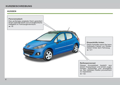 2011-2014 Peugeot 207/207 SW/207 SW Outdoor Owner's Manual | German