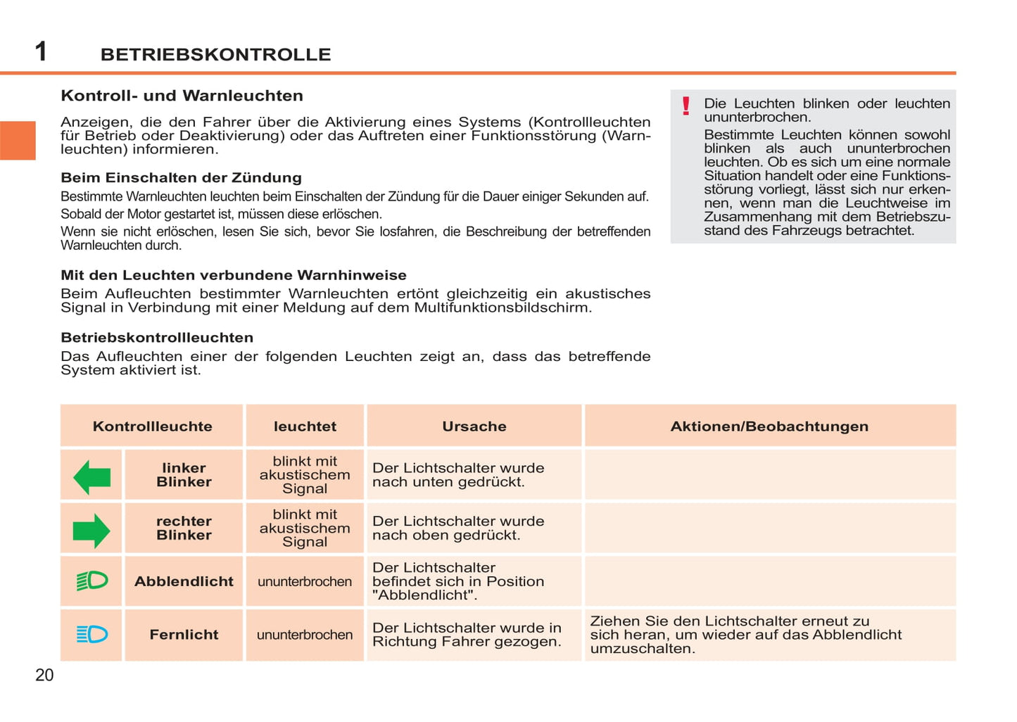 2011-2014 Peugeot 207/207 SW/207 SW Outdoor Owner's Manual | German