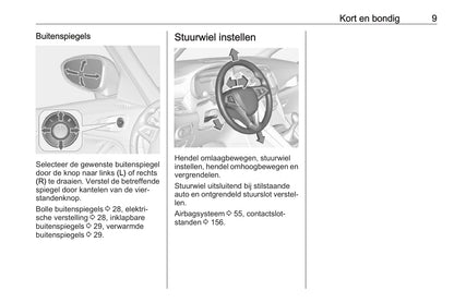 2016-2017 Opel Zafira/Zafira Tourer Owner's Manual | Dutch