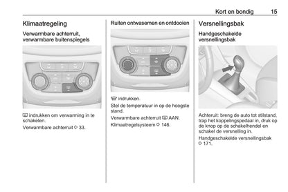 2016-2017 Opel Zafira/Zafira Tourer Owner's Manual | Dutch