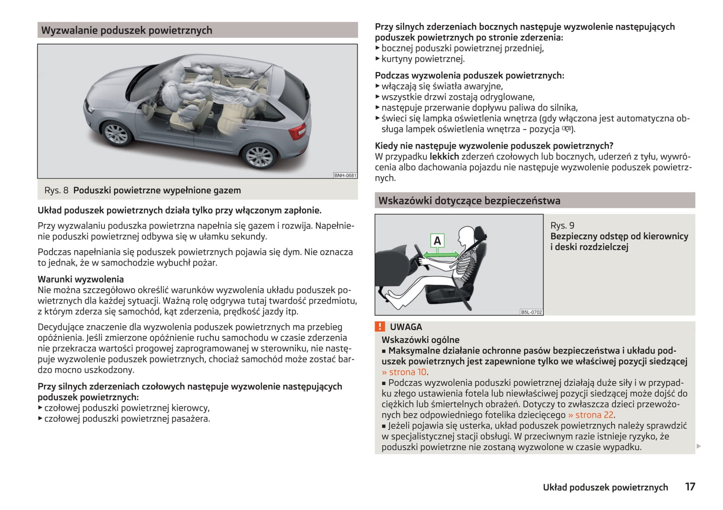 2016-2017 Skoda Rapid Spaceback Owner's Manual | Polish