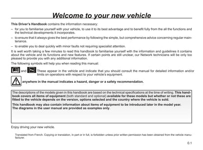 2013-2016 Renault Kangoo Manuel du propriétaire | Anglais