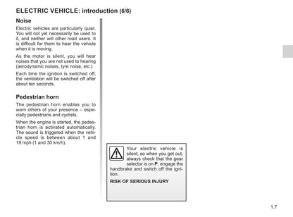 2013-2016 Renault Kangoo Manuel du propriétaire | Anglais