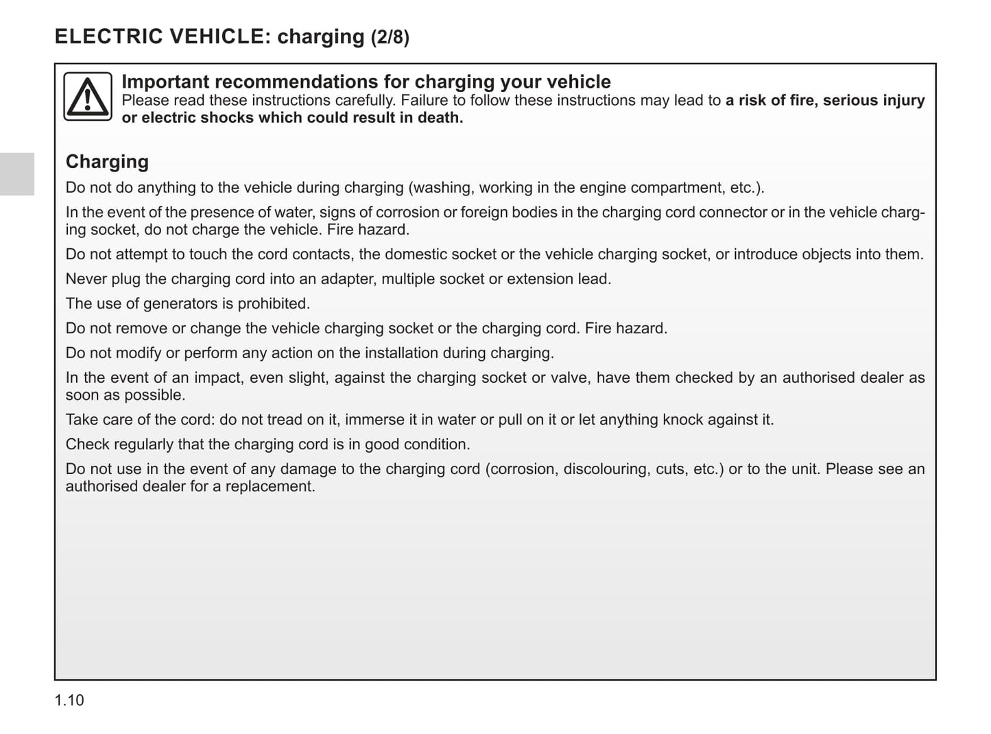 2013-2016 Renault Kangoo Manuel du propriétaire | Anglais