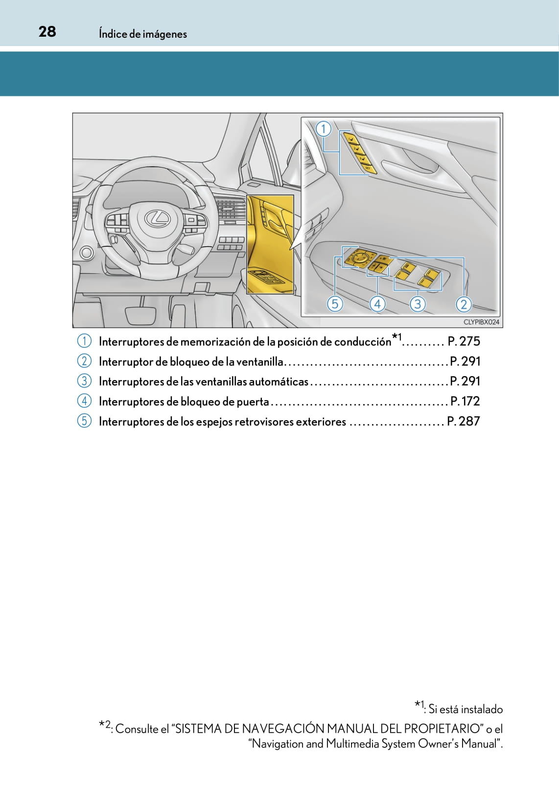 2017-2019 Lexus RX 450h/RX 450hL Bedienungsanleitung | Spanisch