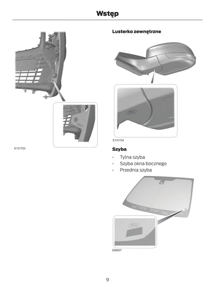 2012-2013 Ford Mondeo Owner's Manual | Polish