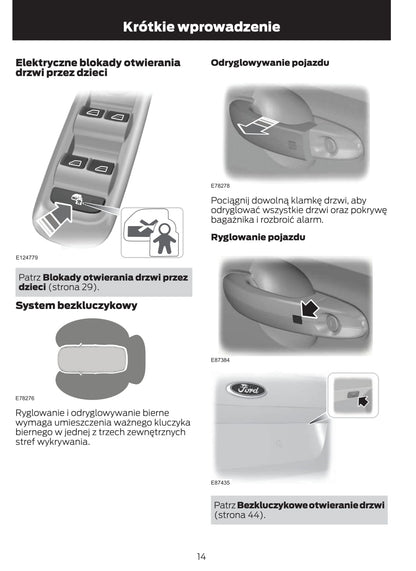 2012-2013 Ford Mondeo Owner's Manual | Polish