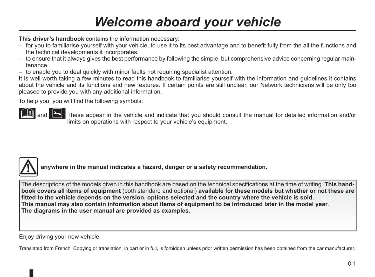 2016-2019 Renault Clio Manuel du propriétaire | Anglais