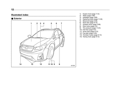 2017 Subaru Crosstrek Gebruikershandleiding | Engels