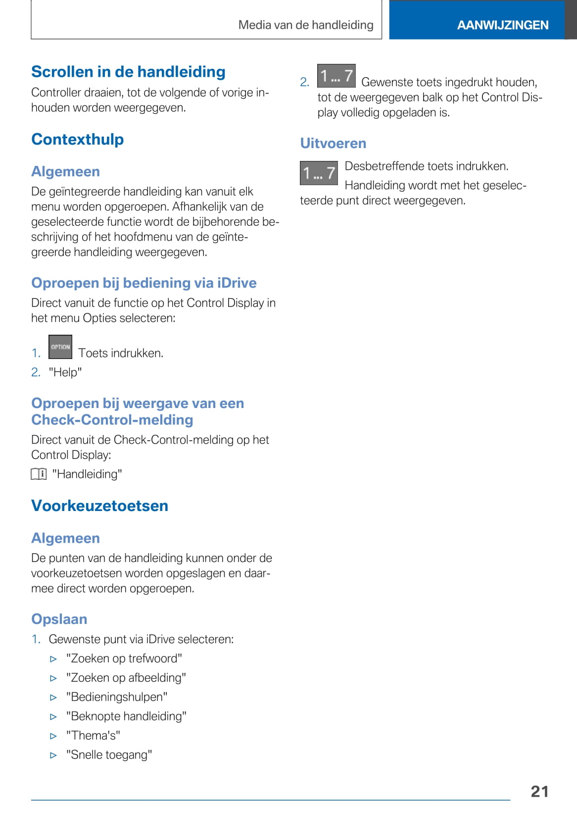 2020-2021 BMW X4 Owner's Manual | Dutch