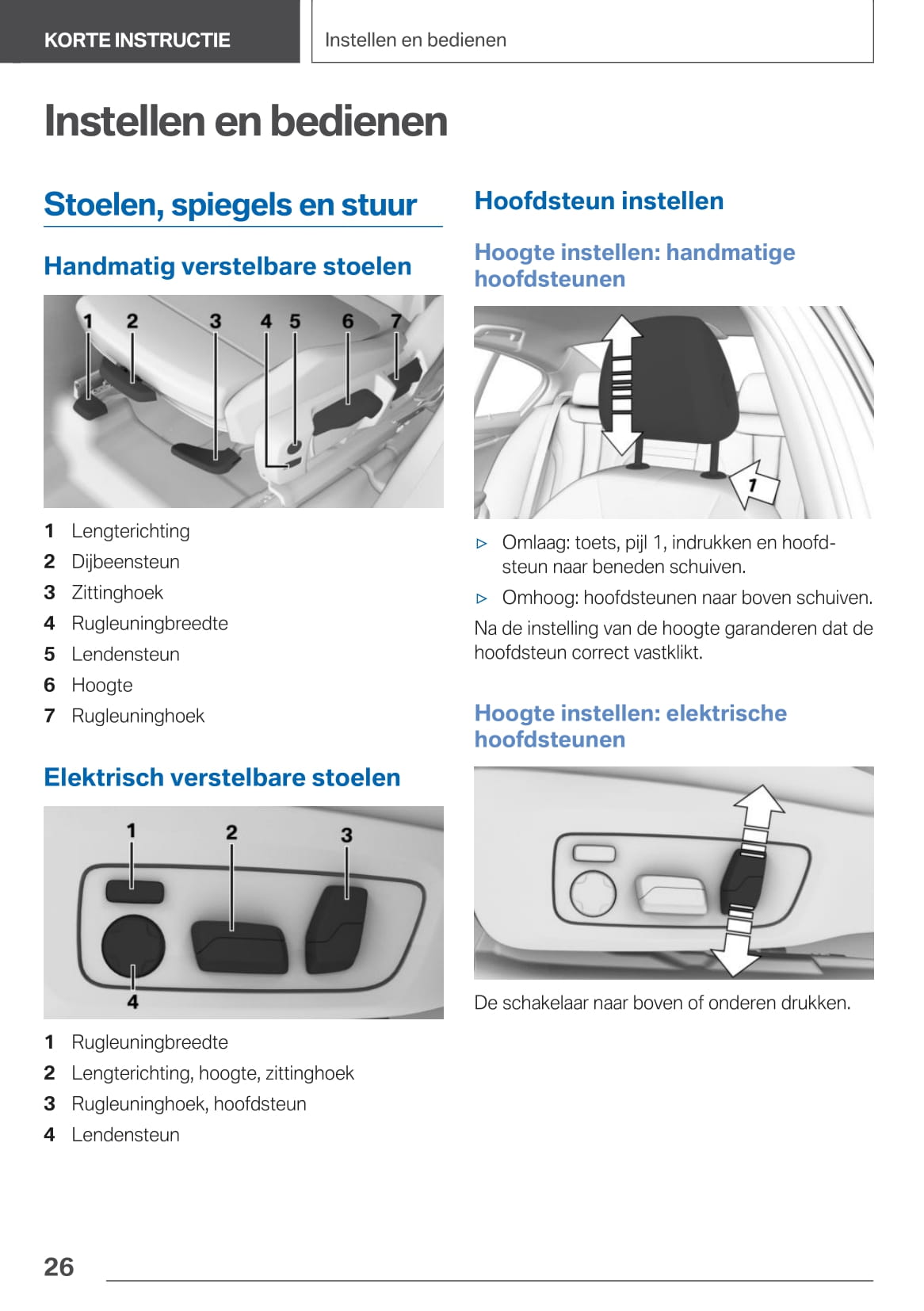 2020-2021 BMW X4 Owner's Manual | Dutch