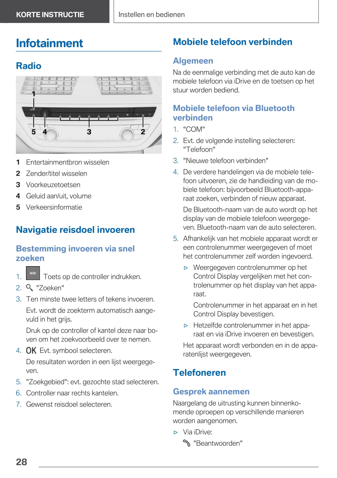 2020-2021 BMW X4 Owner's Manual | Dutch