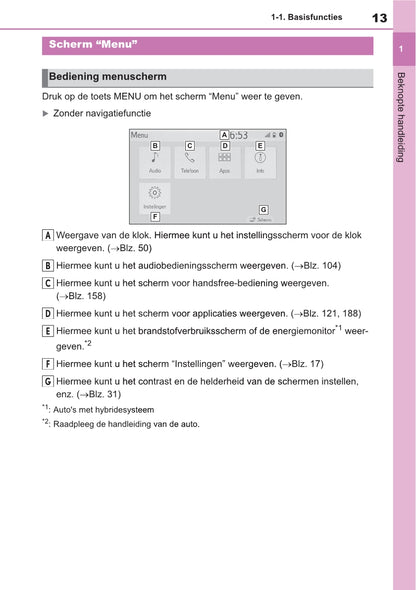 Toyota Touch Multimedia & Navigatiesysteem Handleiding 2019