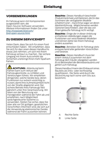 2021-2022 Ford Explorer Gebruikershandleiding | Duits