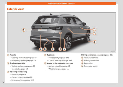 2020-2021 Seat Ateca Owner's Manual | English