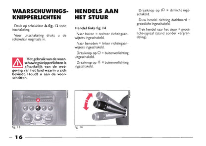 1999-2000 Fiat Seicento Owner's Manual | Dutch