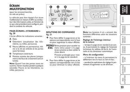 2013-2014 Fiat Linea Owner's Manual | French