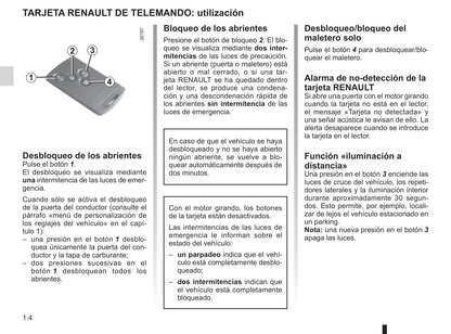 2015-2016 Renault Scénic/Grand Scénic Owner's Manual | Spanish