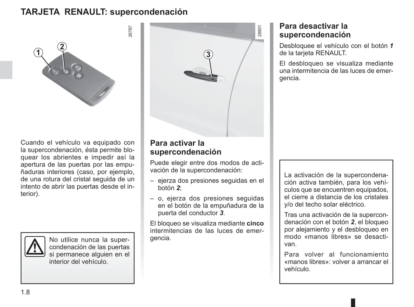 2015-2016 Renault Scénic/Grand Scénic Owner's Manual | Spanish