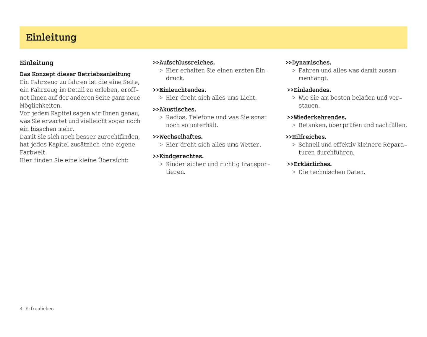 2003-2006 Smart Forfour Owner's Manual | German