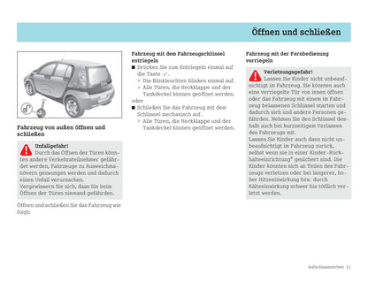 2003-2006 Smart Forfour Owner's Manual | German