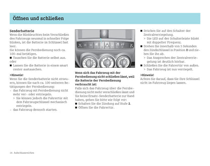 2003-2006 Smart Forfour Owner's Manual | German