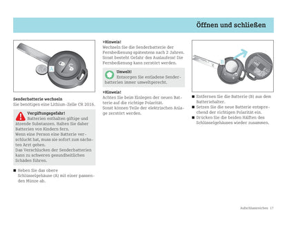 2003-2006 Smart Forfour Owner's Manual | German